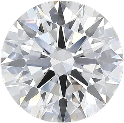 3.43 Carat F VS2 Round Lab Diamond