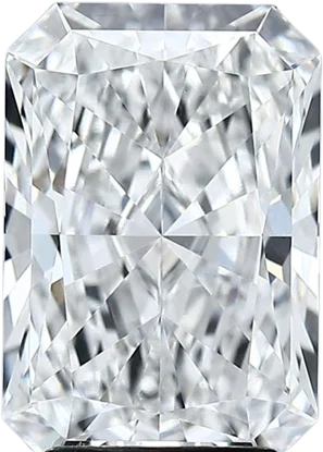 3.74 Carat E VVS2 Radiant Lab Diamond