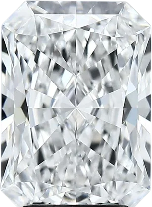 3.87 Carat E VVS2 Radiant Lab Diamond