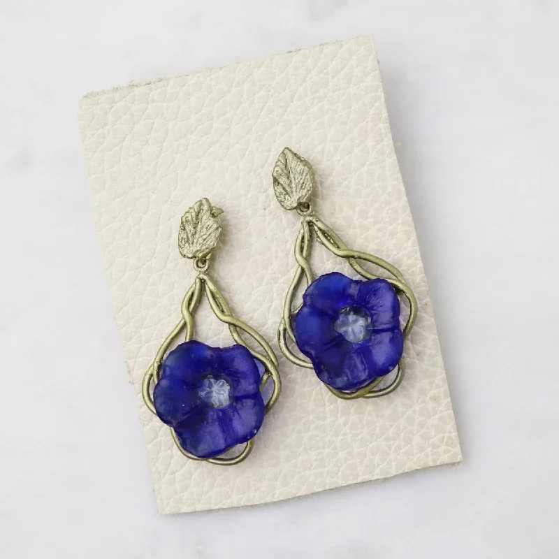 Morning Glory Post Earring