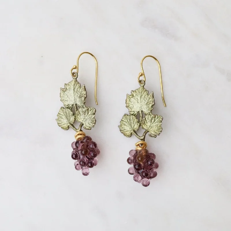 Wild Grape Vine Wire Earrings