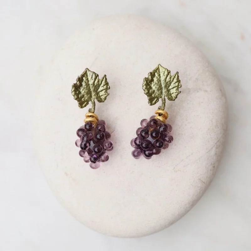 Wild Grape Vine Post Earrings