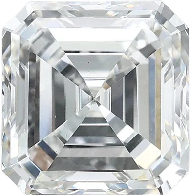 4 Carat F VS1 Asscher Lab Diamond