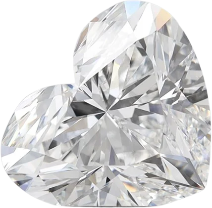 4.01 Carat E VVS2 Heart Lab Diamond