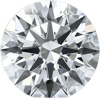 4.14 Carat E VVS2 Round Lab Diamond