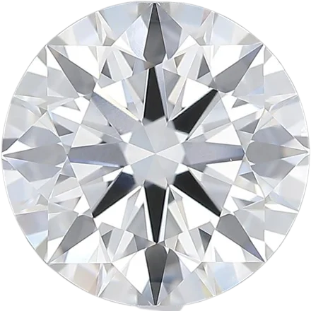 4.85 Carat F VVS2 Round Lab Diamond