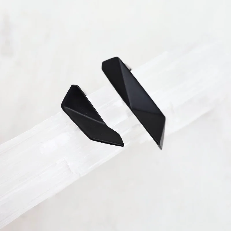 Ori Combi Earrings - Matte Black