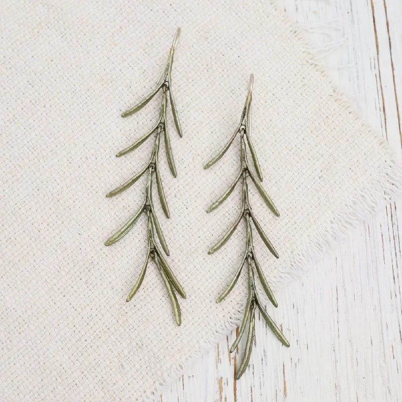 Rosemary Long Dangle Earrings