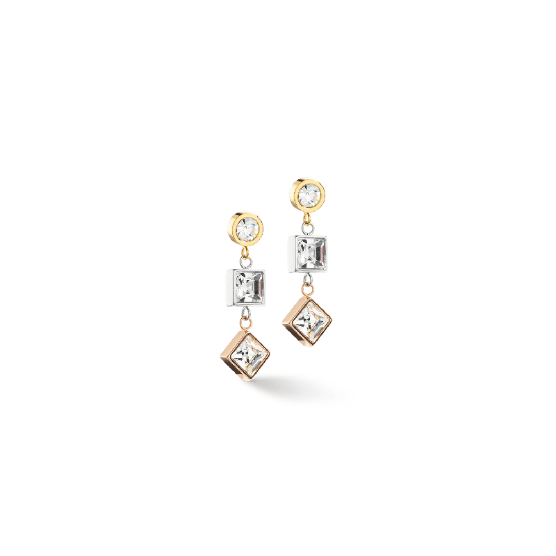 Brilliant Square Trilogy Earring