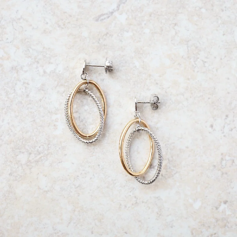 Oval Orbit Earring