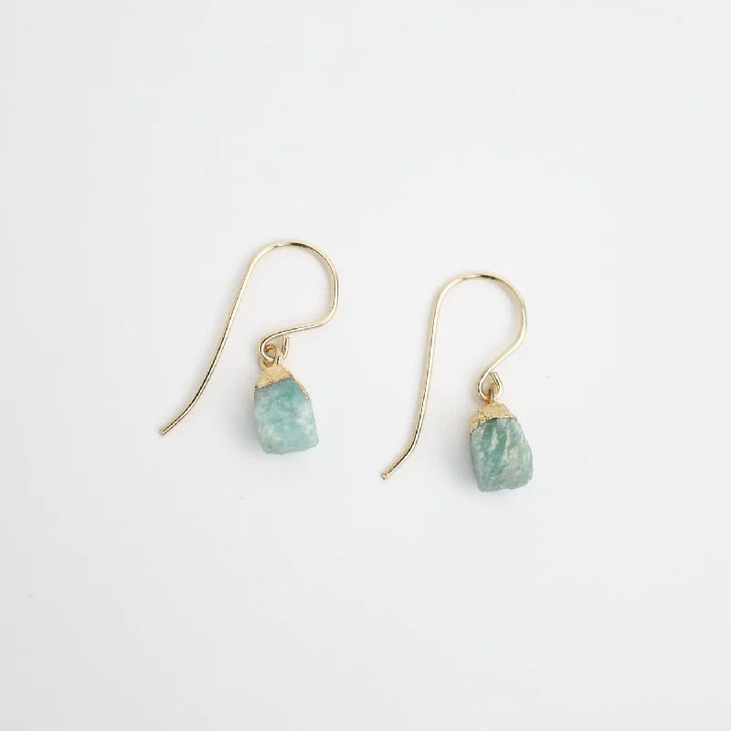 Natural Amazonite Earring