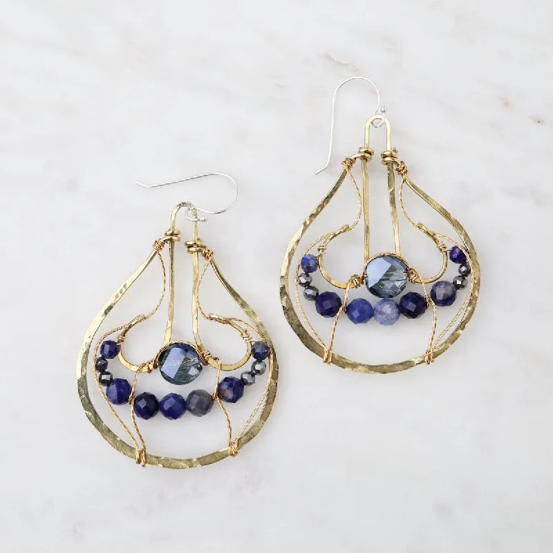 Lapis Indigo Earrings