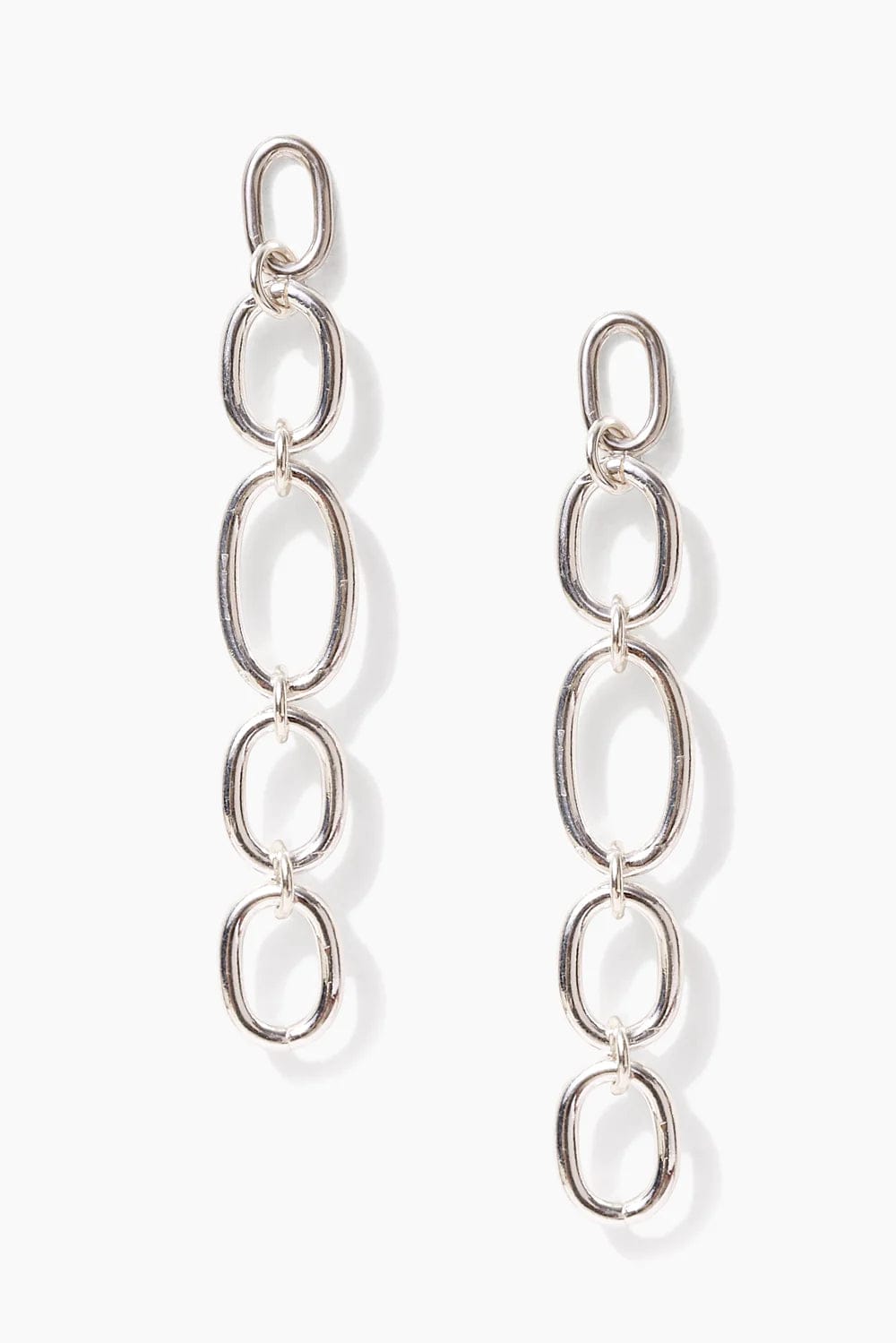 Ravello Chain Earrings Silver