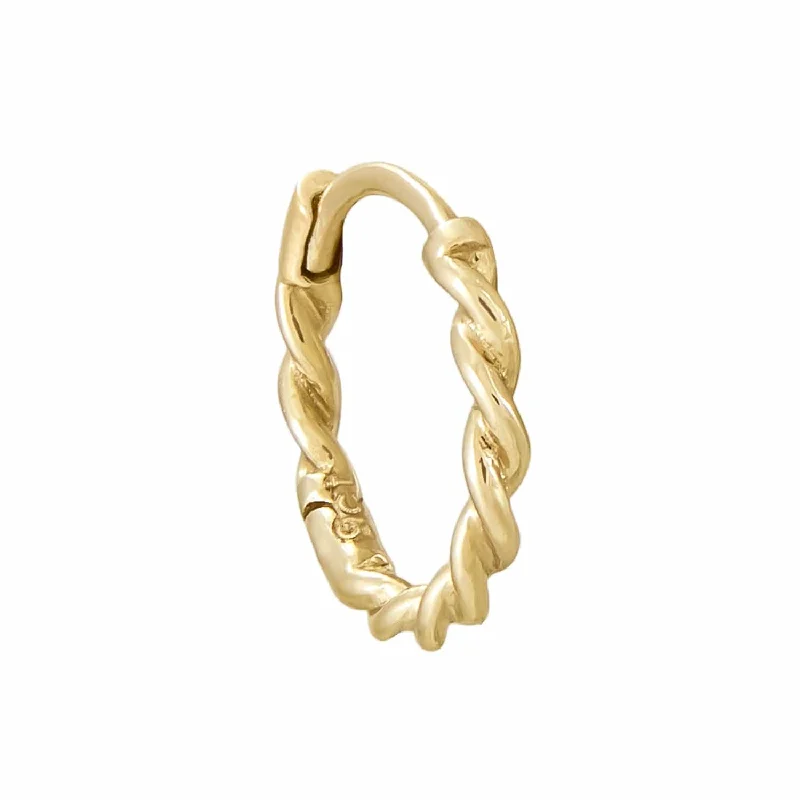 Twist Clicker Hoop - Single Earring