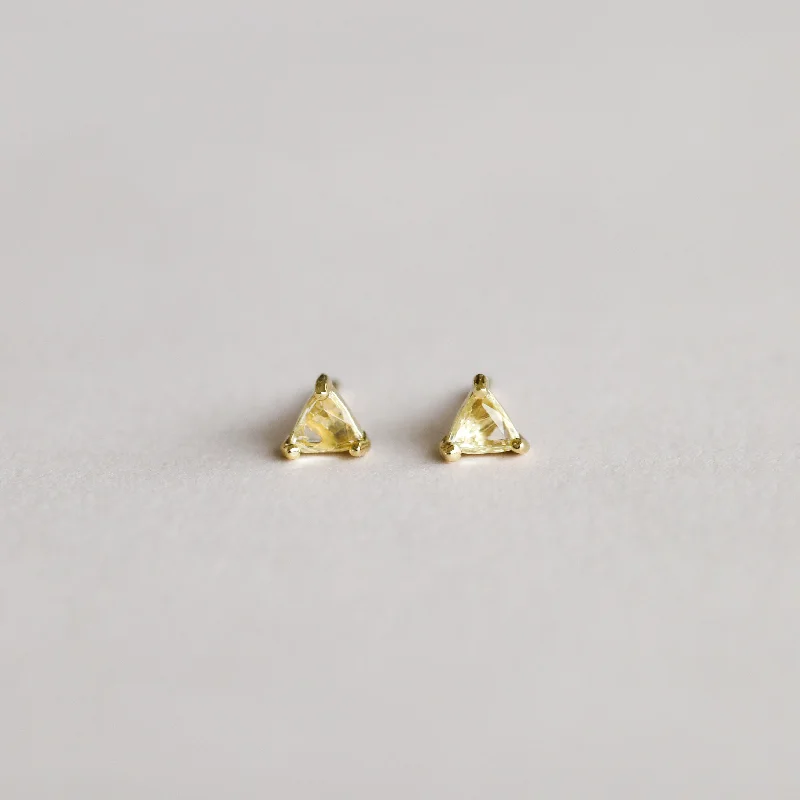 Mini Energy Gem Earring - Citrine