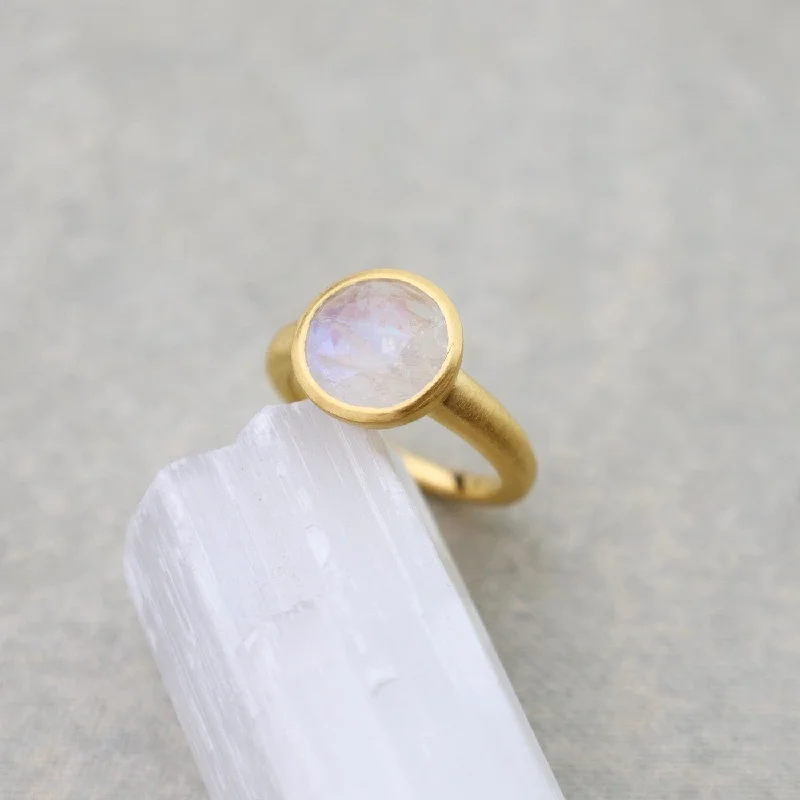 Joy Rainbow Moonstone Ring