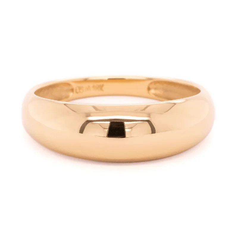 High Polished Luna Bombe Ring