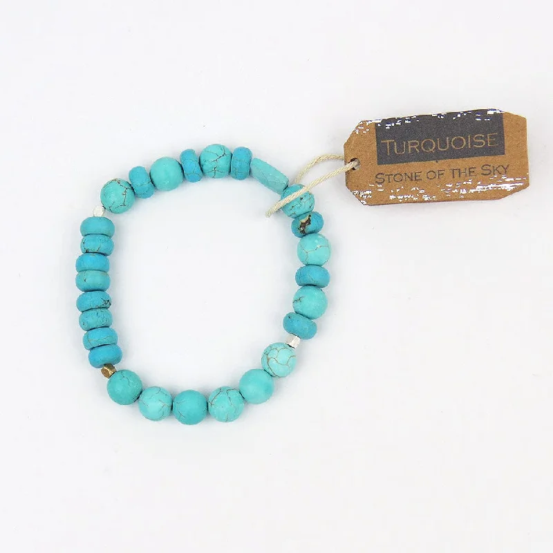 Scout Turquoise Stone Stacking Bracelet