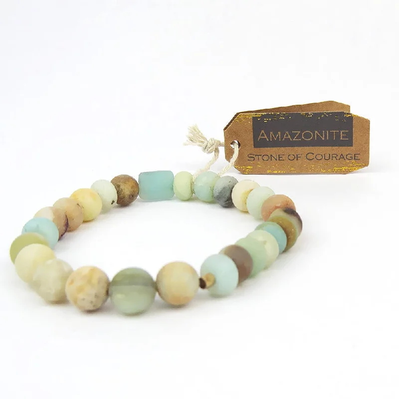 Scout Amazonite Stone Stacking Bracelet