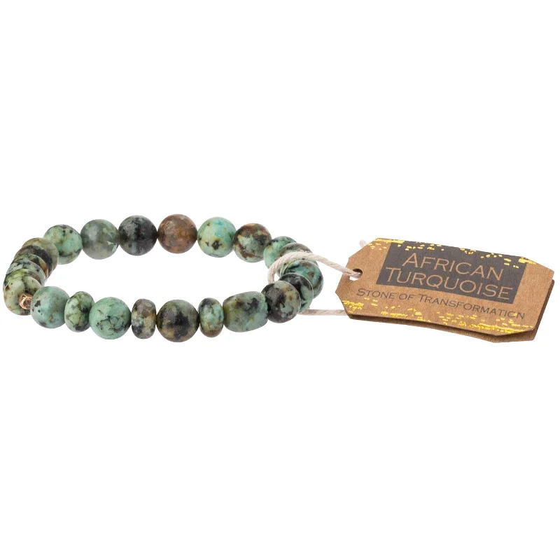 Scout African Turquoise Stone Stacking Bracelet