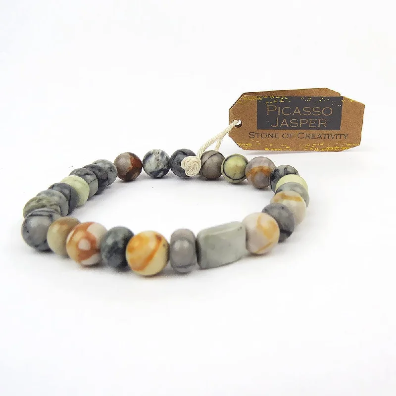 Scout Picasso Jasper Stone Stacking Bracelet